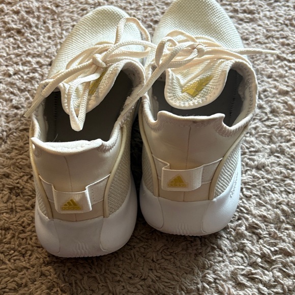adidas Cream and Gold Mesh Sneakers - Picture 4 of 7